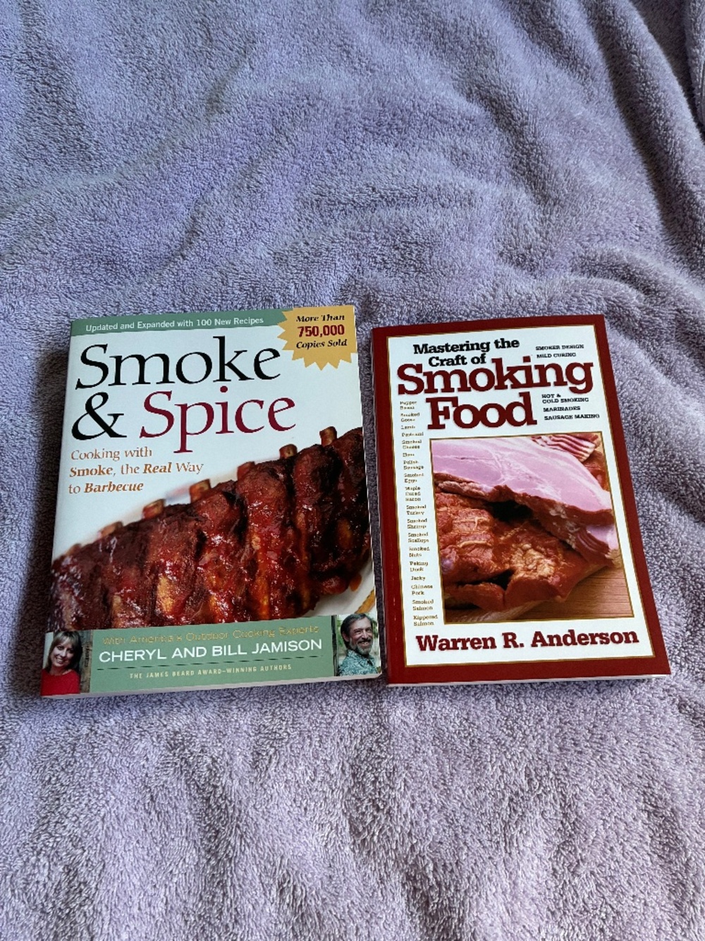 Set of 2 Smoking Cookbooks